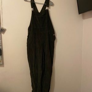 Army Green Corduroy Overalls
